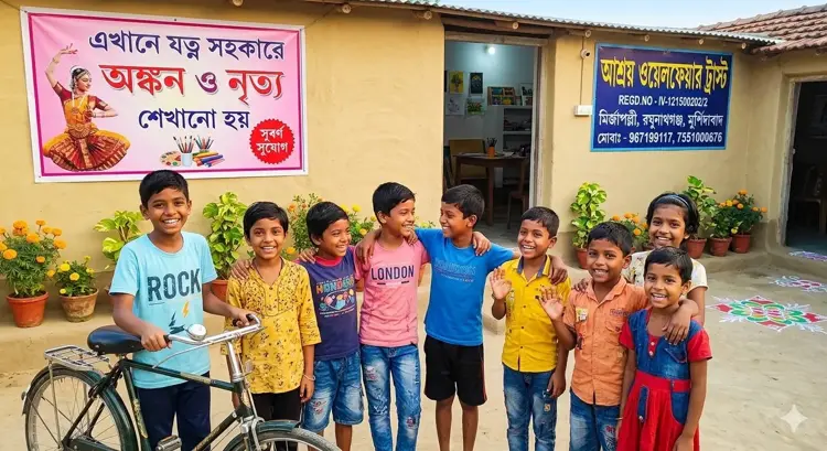 Community sustainability initiative by Asroy NGO in West Bengal